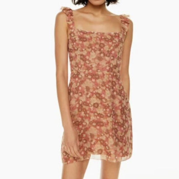 Aritzia Wilfred Fete Floral Dress 4 NWT - Picture 2 of 4